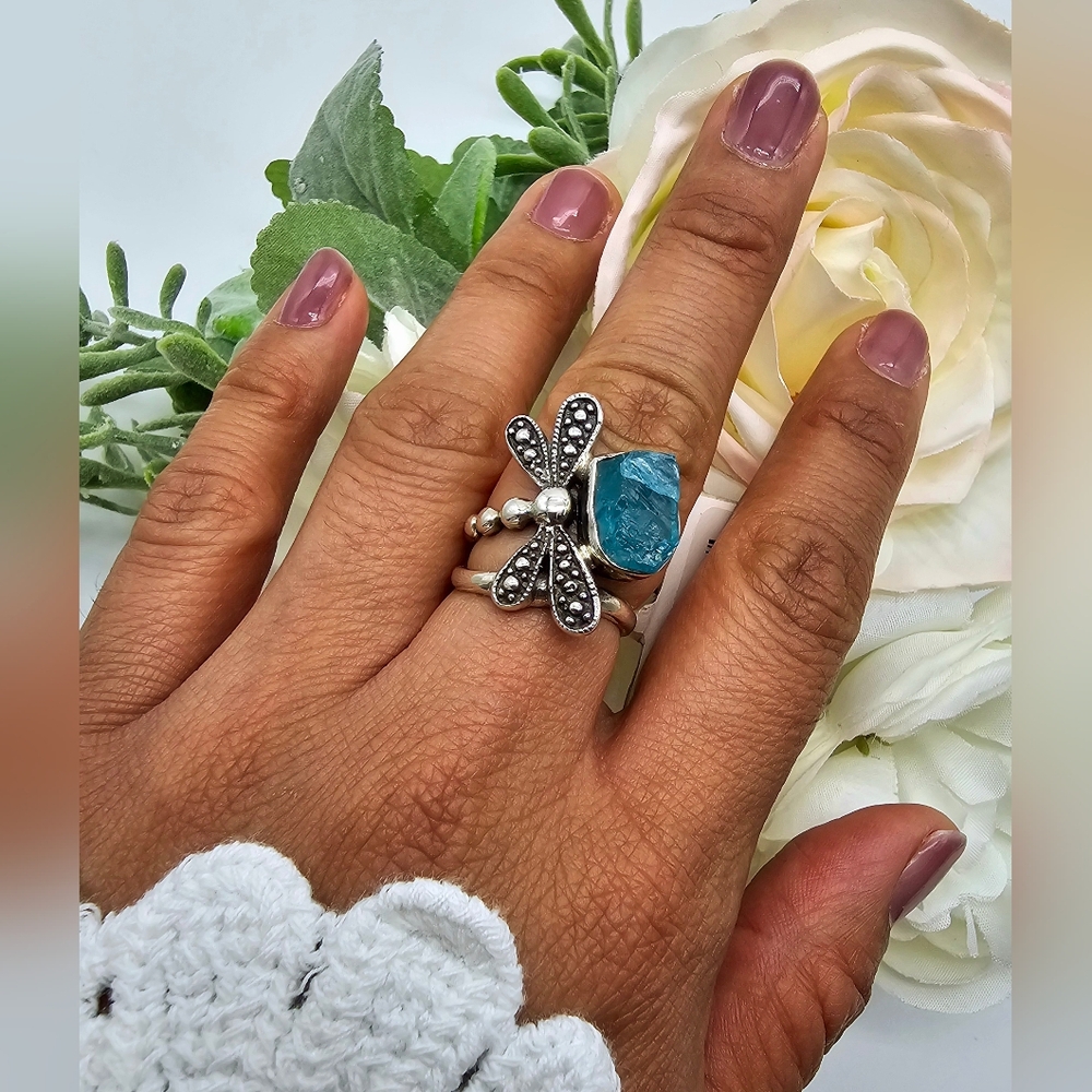 🥰 ROYAL DRAGONFLY RING - Picture 2 of 7